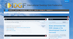 Desktop Screenshot of desktopgridfederation.org